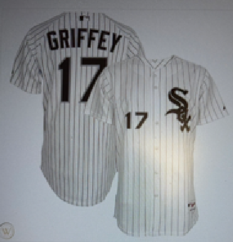 Men 2025 Chicago White Sox #17 Griffey white Nike MLB jersey->mlb patch->Sports Accessory